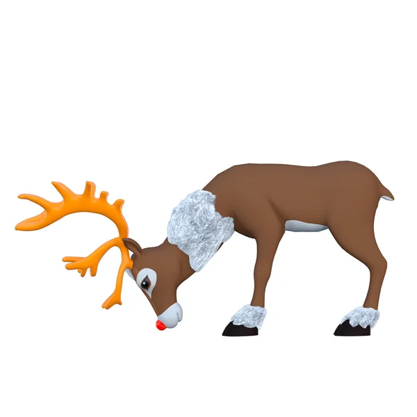 3D illustration of reindeer　 — Stock Photo, Image